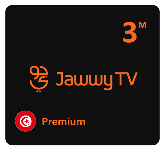 Jawwy TV Premium 3 months subscription- Tunisia Store