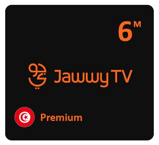 Jawwy TV Premium 6 months subscription- Tunisia Store