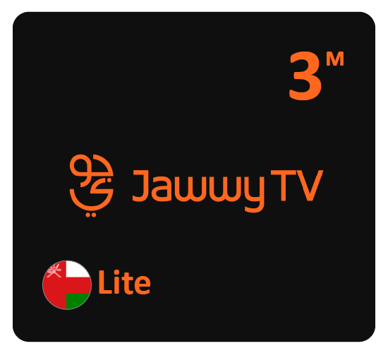 Jawwy TV Lite 3 months subscription- Oman Store