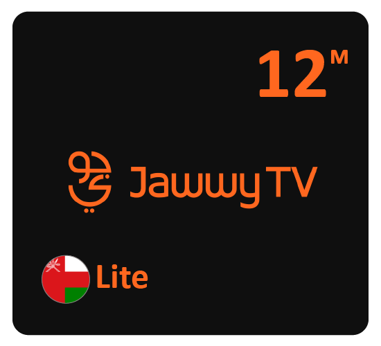 Jawwy TV Lite 12 months subscription- Oman Store