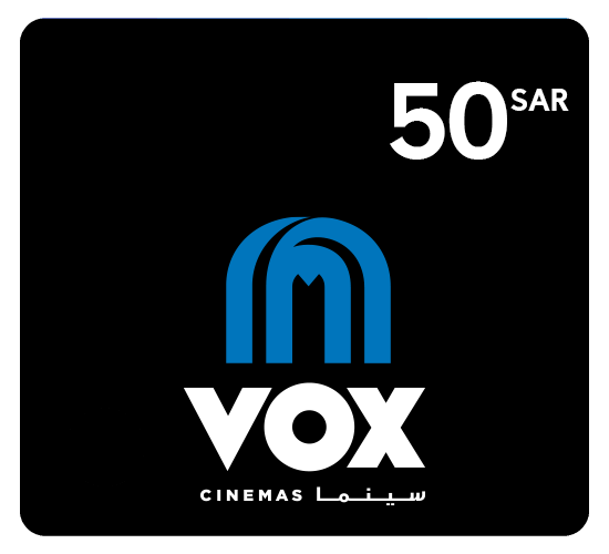 بطاقة هدايا فوكس سينما 50 ريال