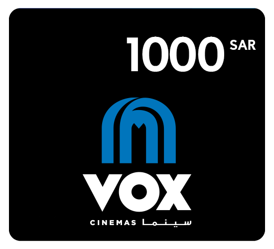 VOX Cinemas GiftCard SAR 1000